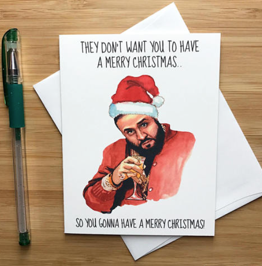 14 Black Christmas Cards On Etsy That Say Exactly What You Want Them To
